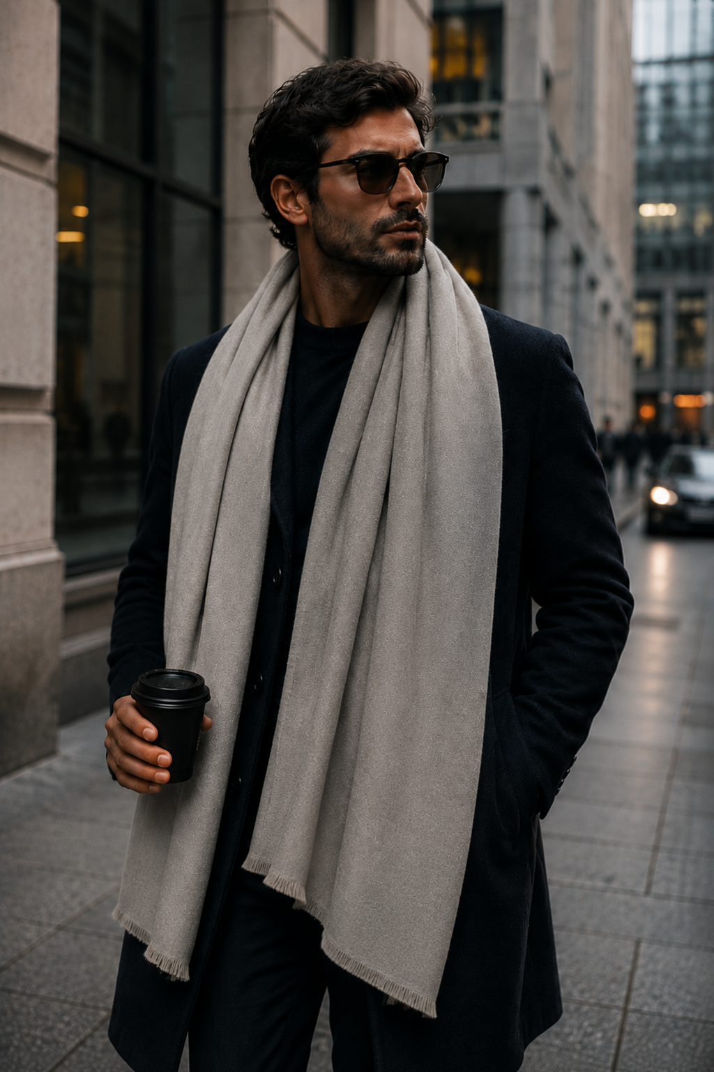 Mayfair Stone Cashmere Pashmina Shawl