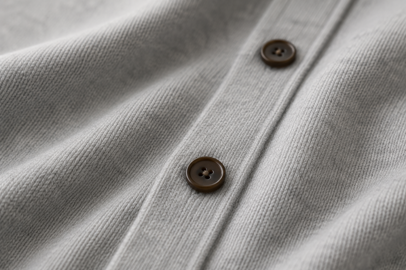 Cloud Grey Cashmere Cardigan