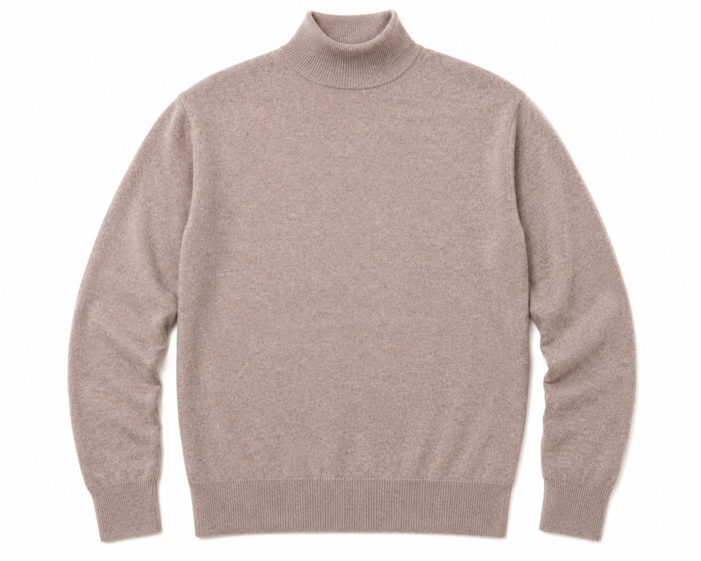 Stone Taupe Mock Neck