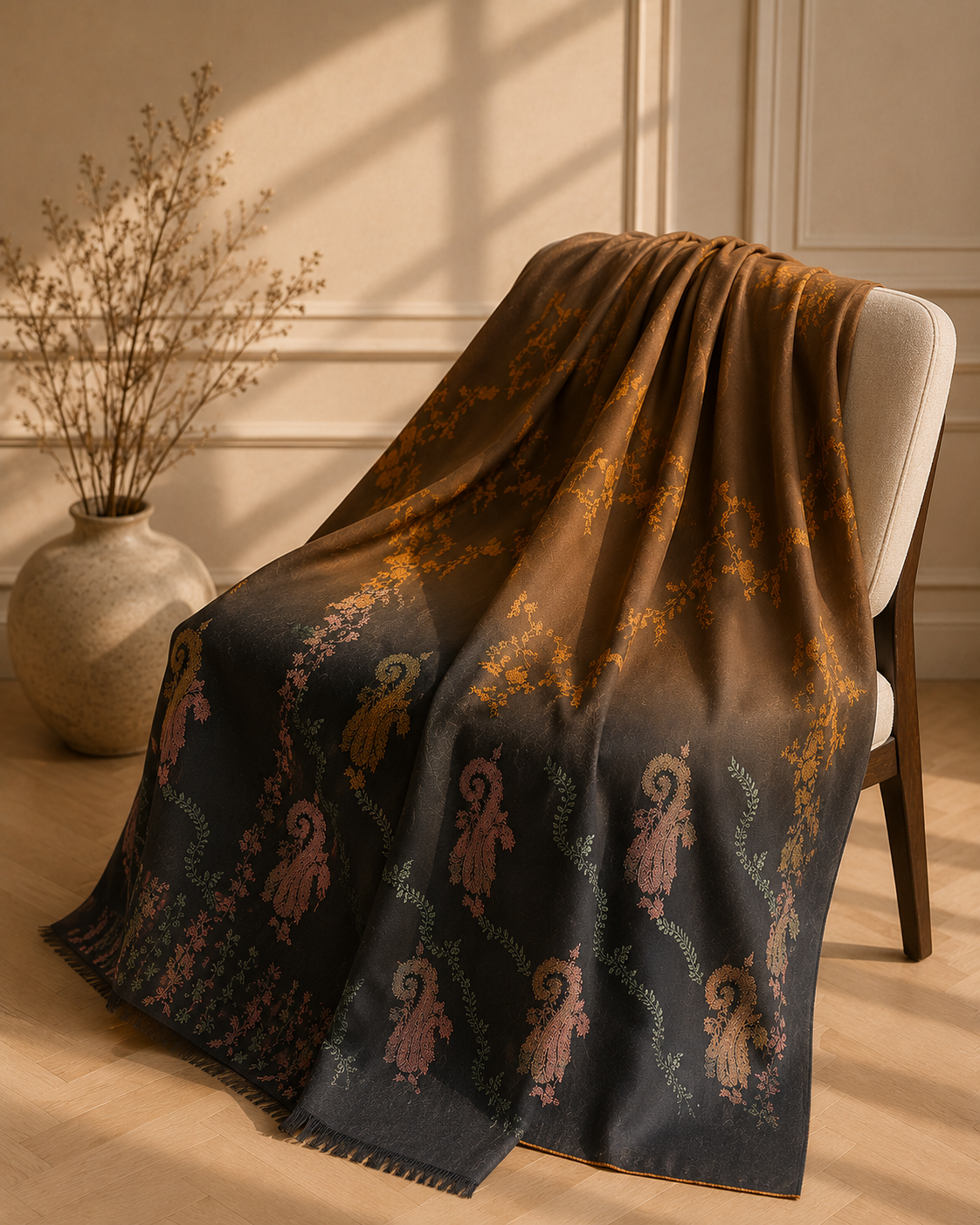Imperial Dusk Heritage Pashmina
