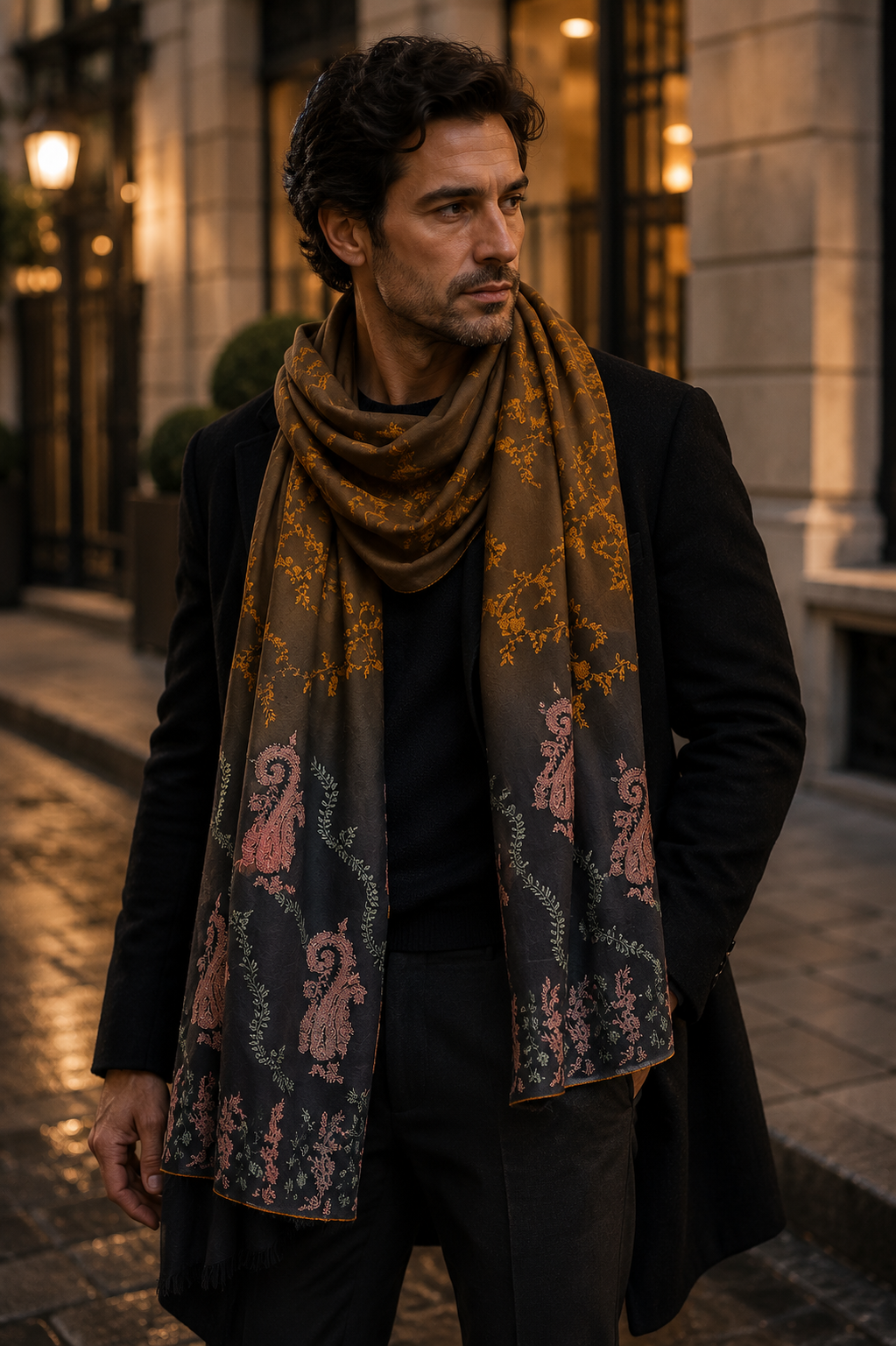 Imperial Dusk Heritage Pashmina