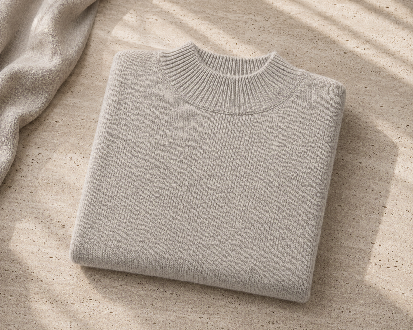 Winter Ivory Mock Neck