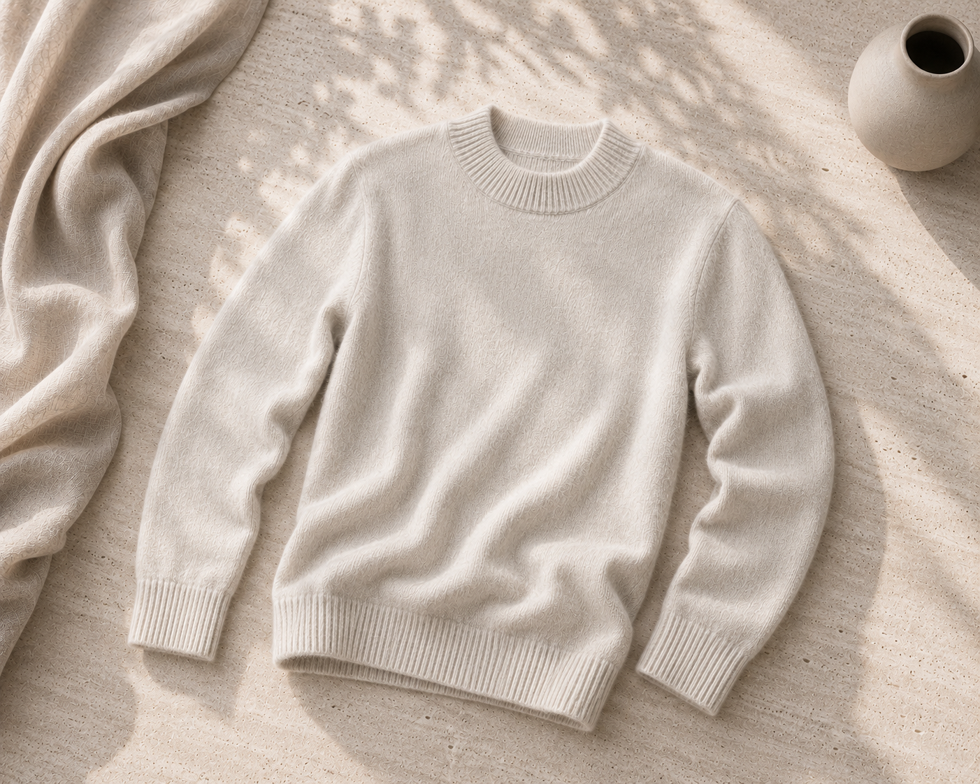 Winter Ivory Mock Neck