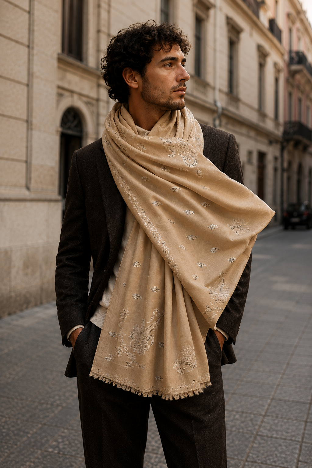 Desert Gold Heritage Pashmina