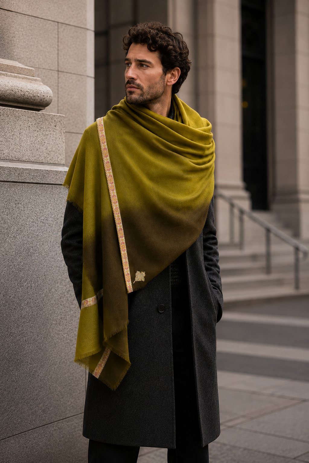 Verdant Cashmere Pashmina