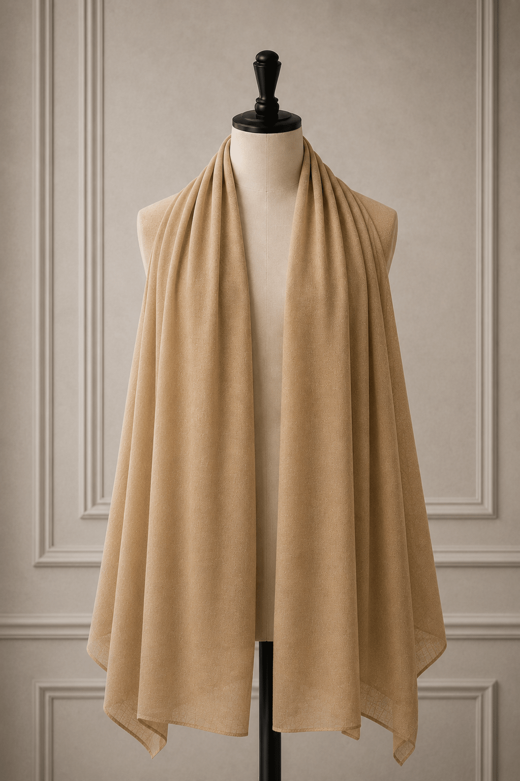 Desert Taupe Cashmere Pashmina - Milan x Dominica