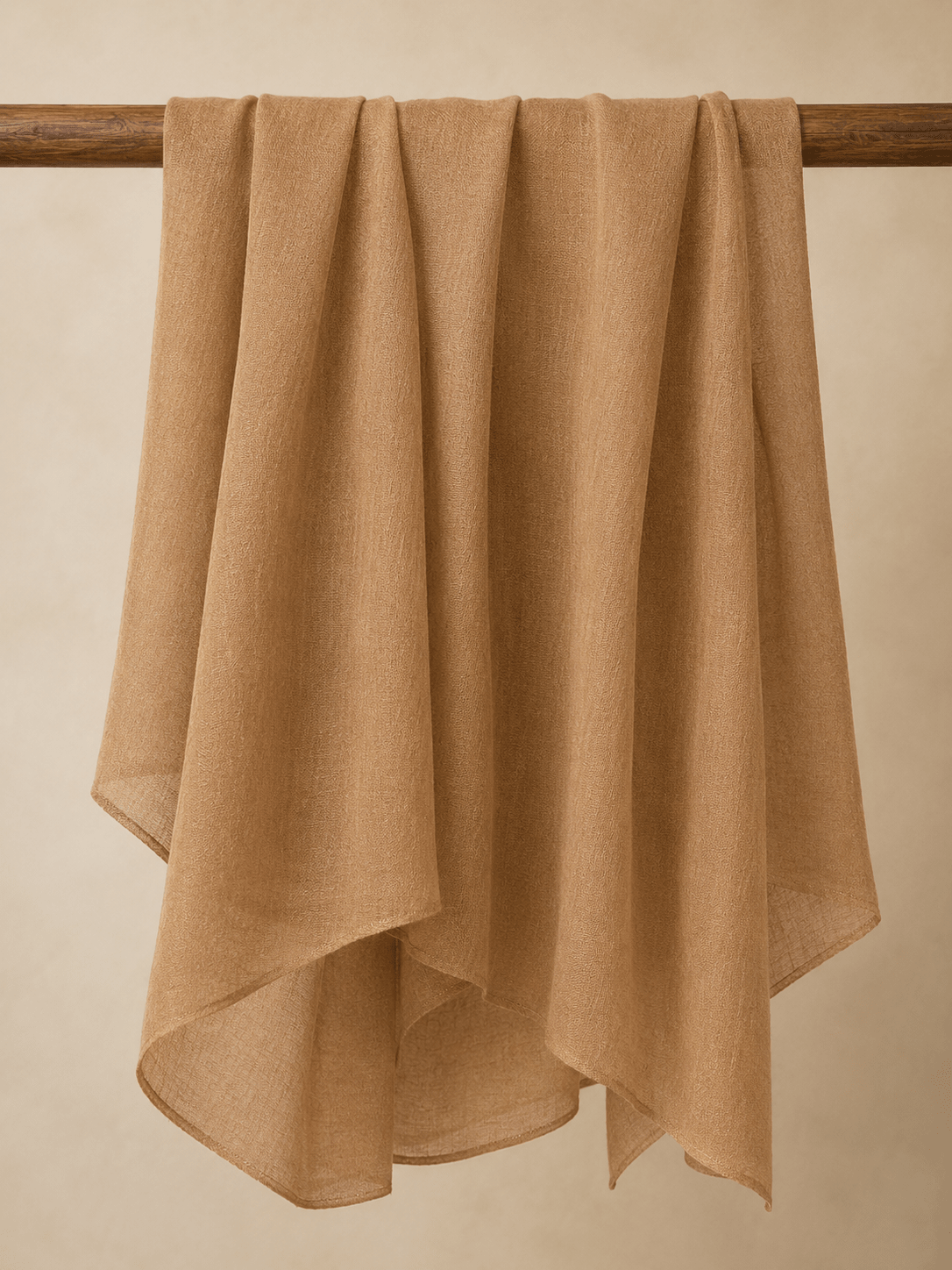 Golden Sand Cashmere Pashmina - Milan x Dominica