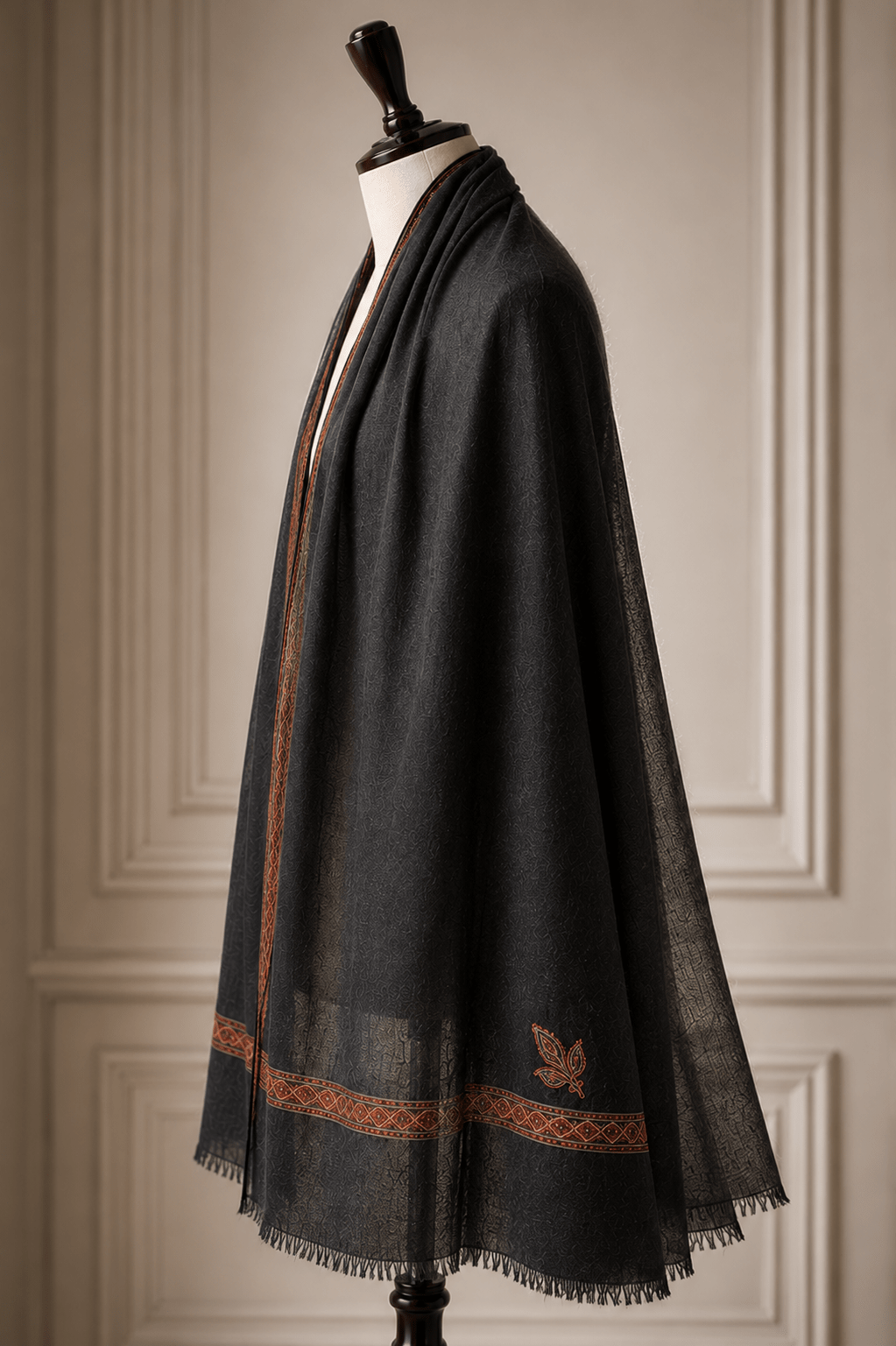 Imperial Noir Pashmina - Milan x Dominica