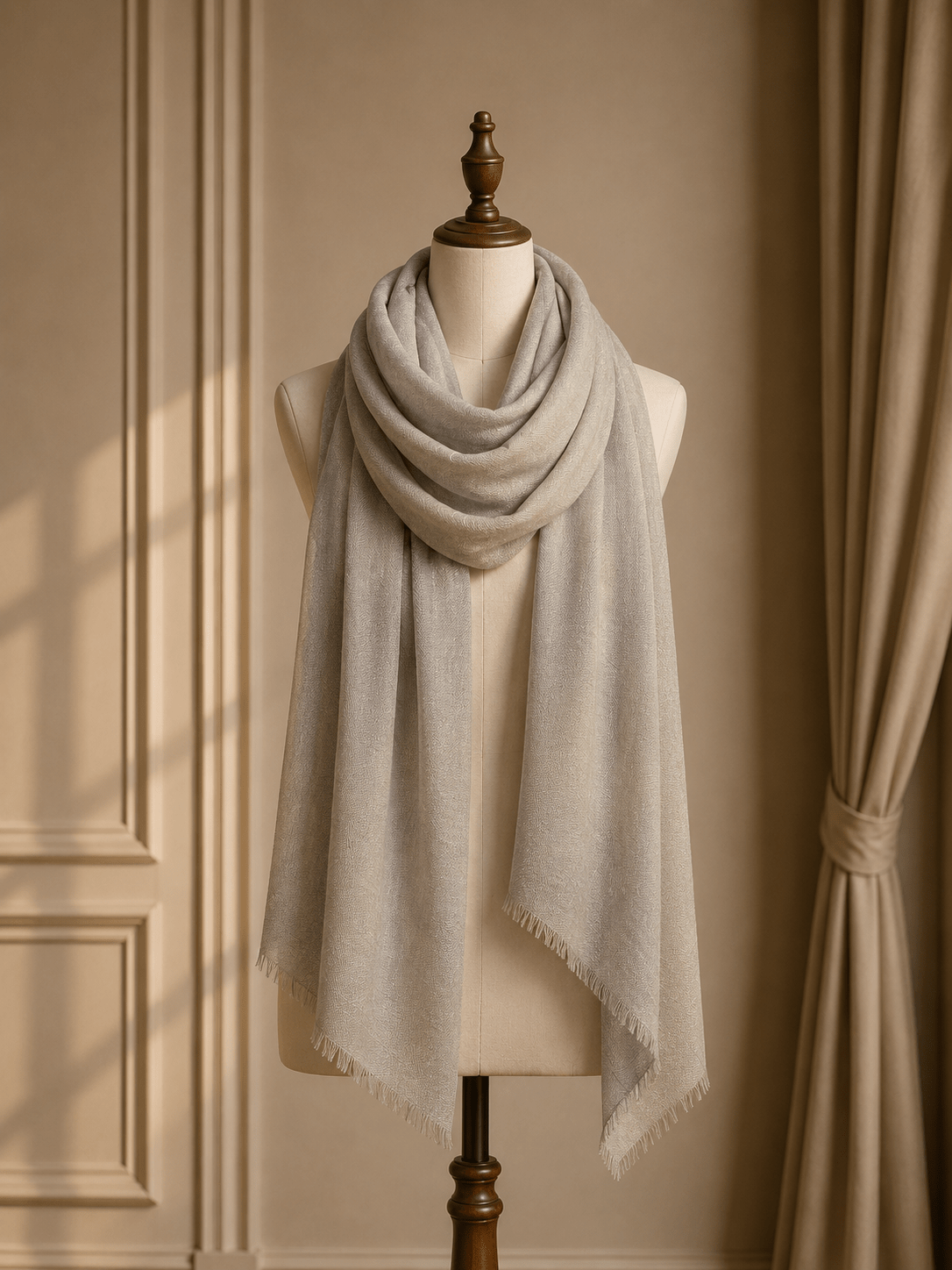 Mayfair Stone Cashmere Scarf - Milan x Dominica