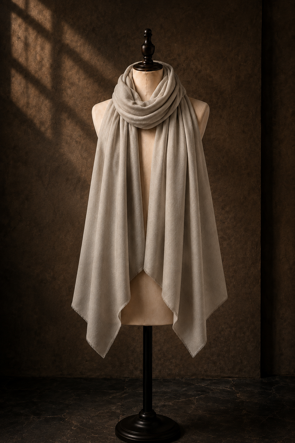 Mayfair Stone Cashmere Pashmina Shawl