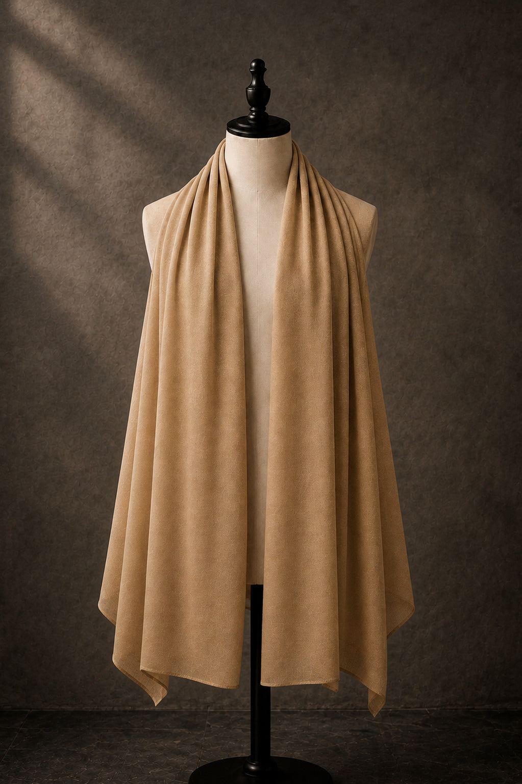 Desert Taupe Cashmere Pashmina Shawl