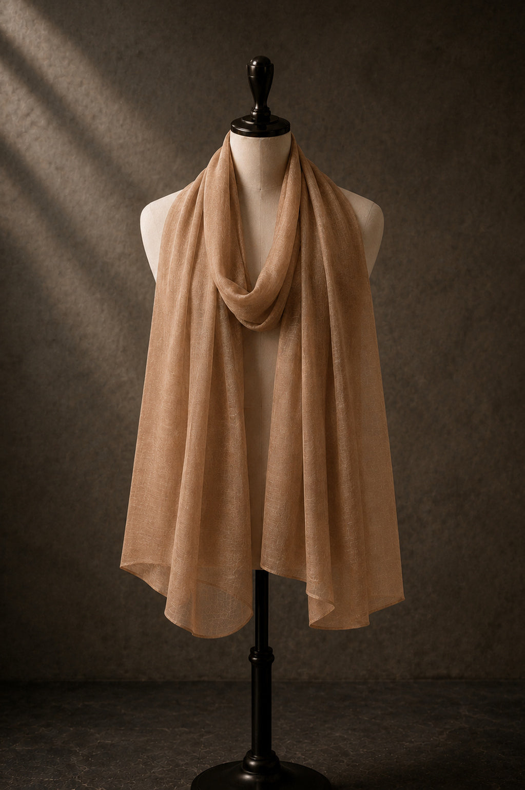 Golden Sand Cashmere Pashmina Shawl