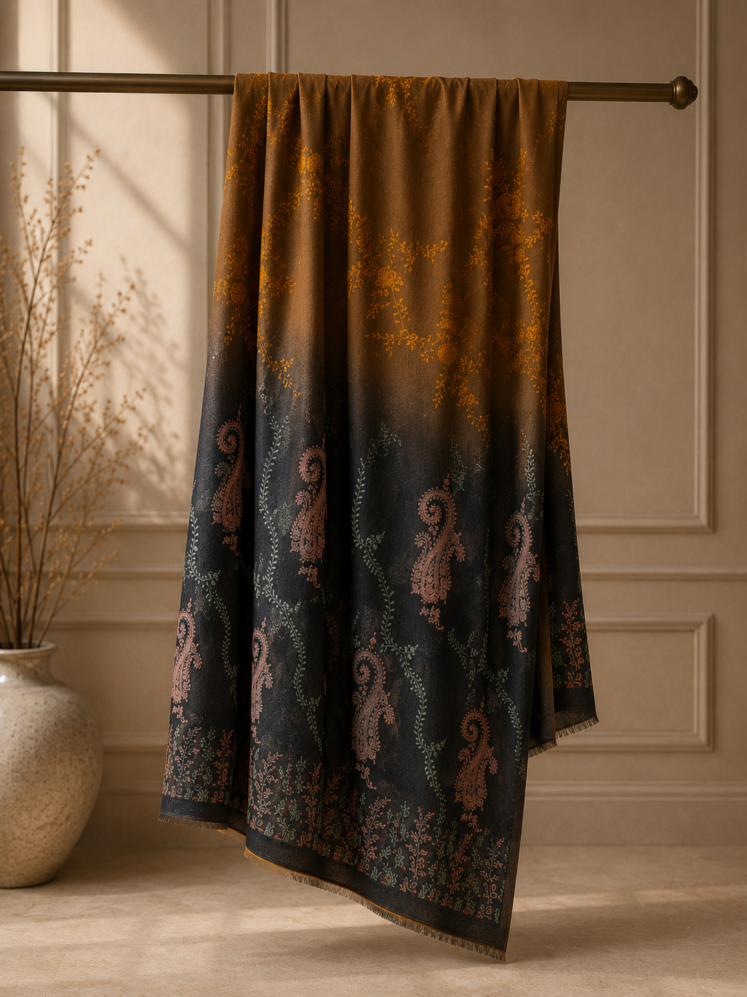 Imperial Dusk Heritage Pashmina