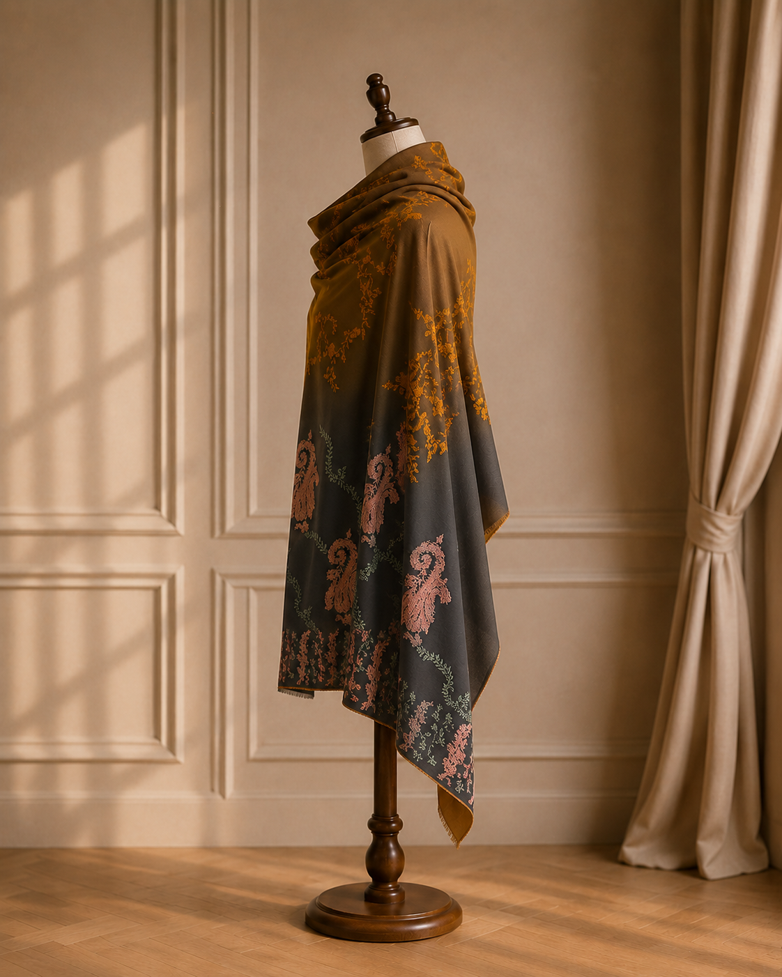 Imperial Dusk Heritage Pashmina