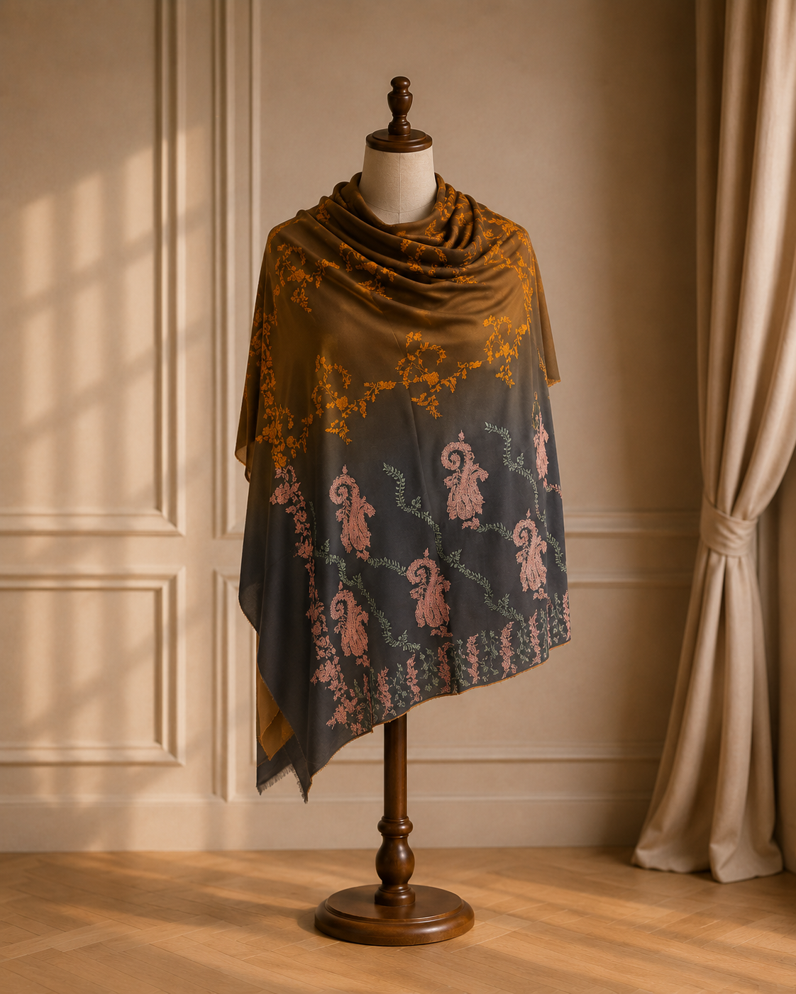 Imperial Dusk Heritage Pashmina