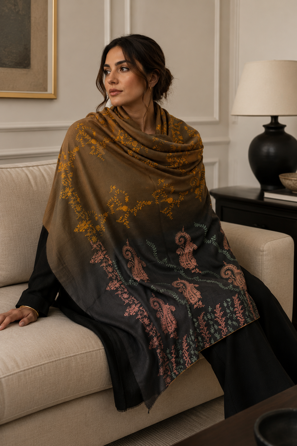 Imperial Dusk Heritage Pashmina