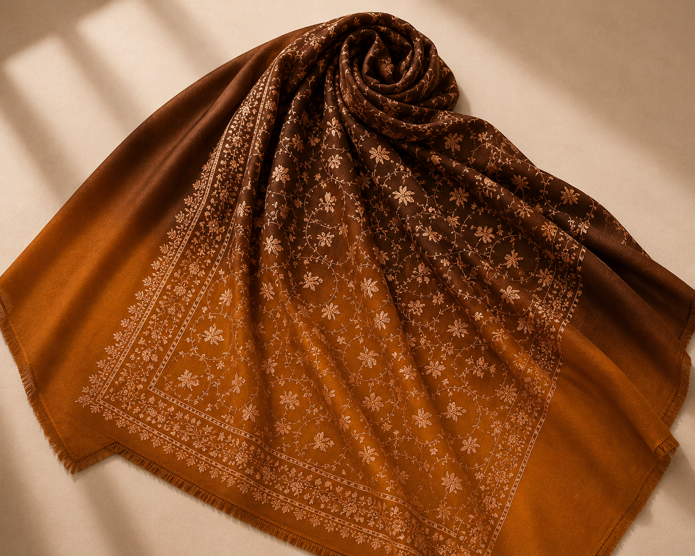 Amber Dusk Heritage Pashmina