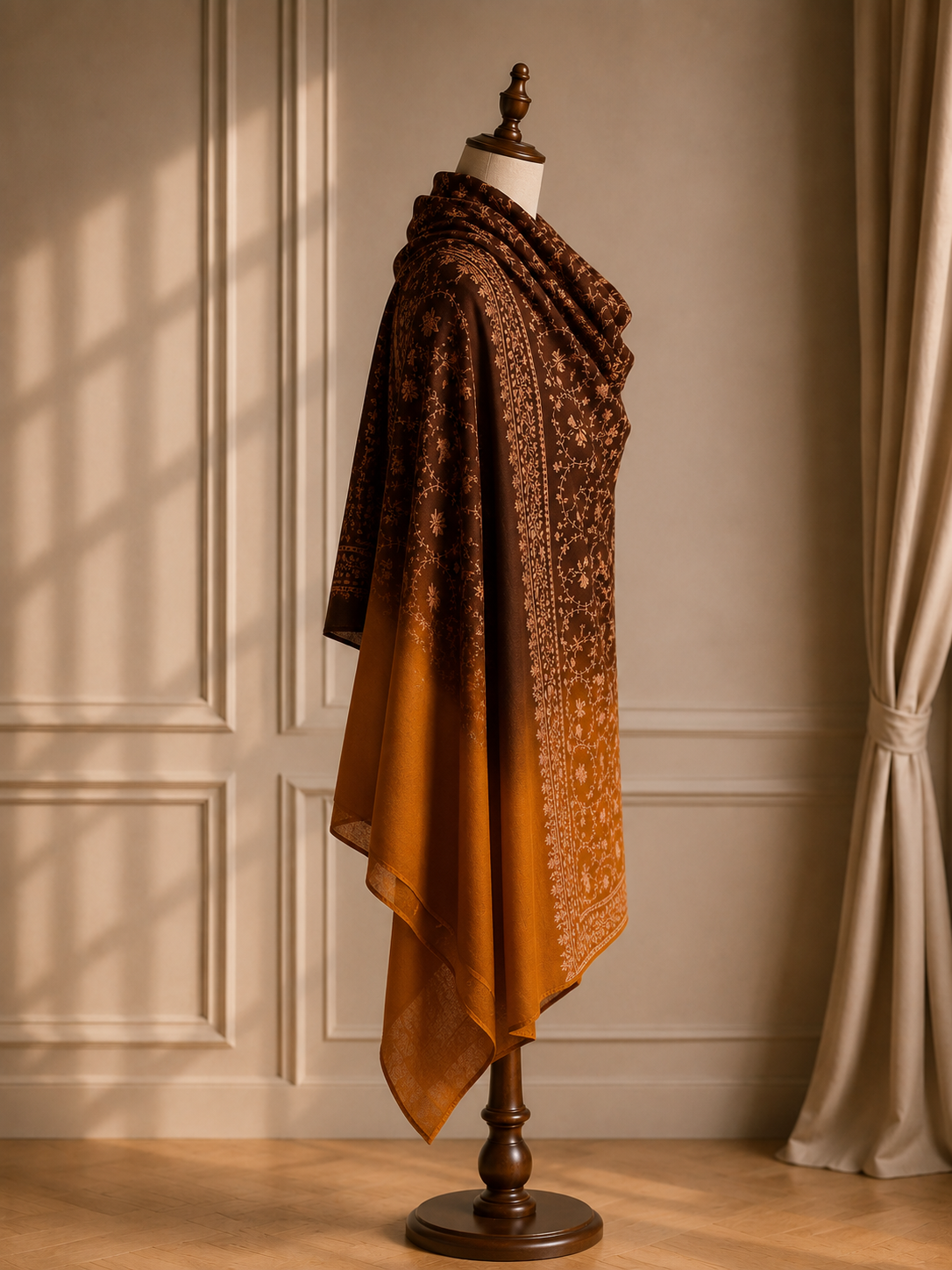 Amber Dusk Heritage Pashmina