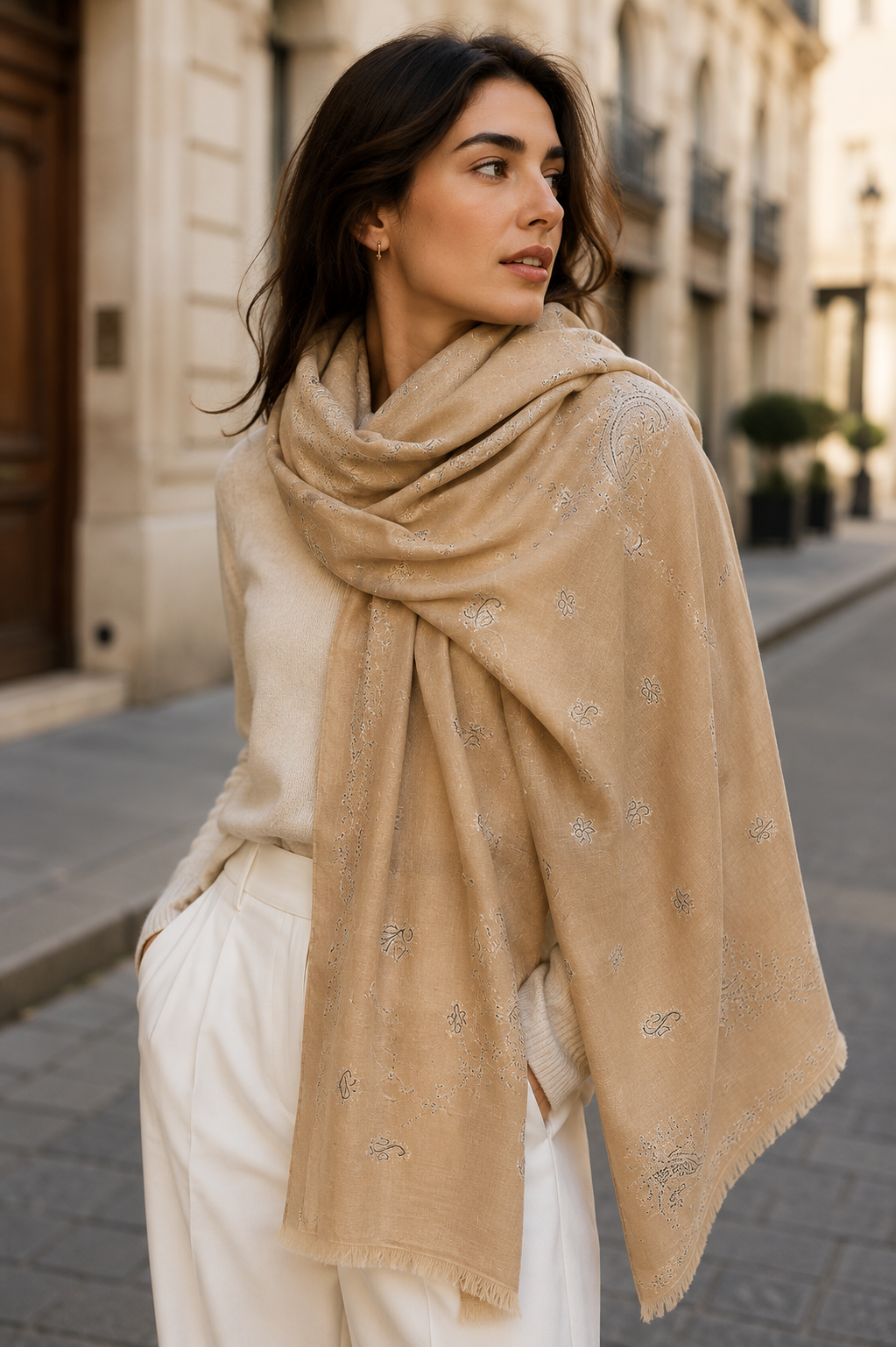 Desert Gold Heritage Pashmina