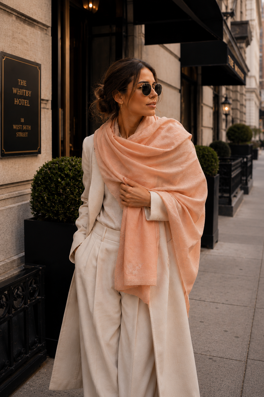 Rosewood Veil Cashmere Pashmina