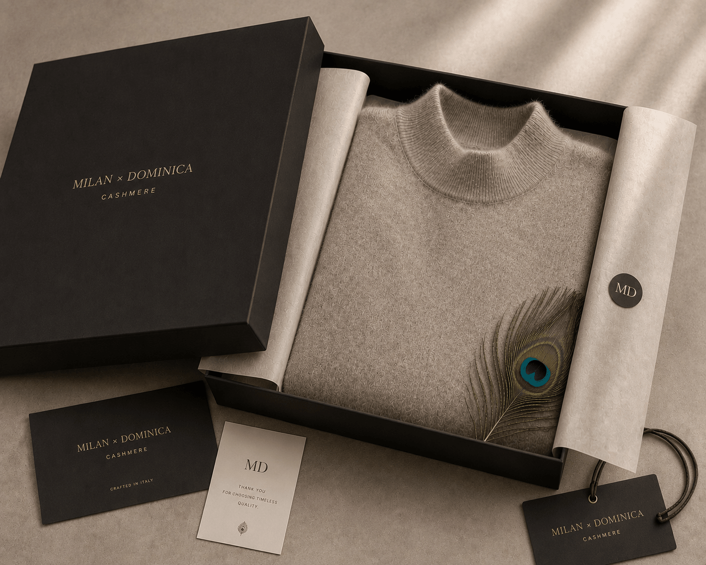 Alpine Cashmere Sweater - Milan x Dominica