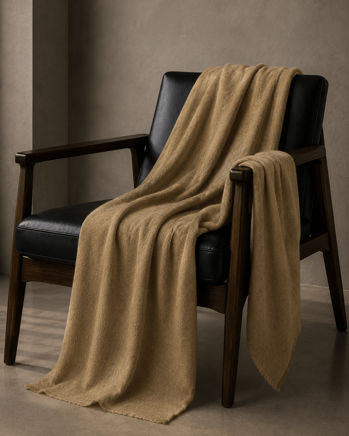 Desert Taupe Cashmere Pashmina - Milan x Dominica