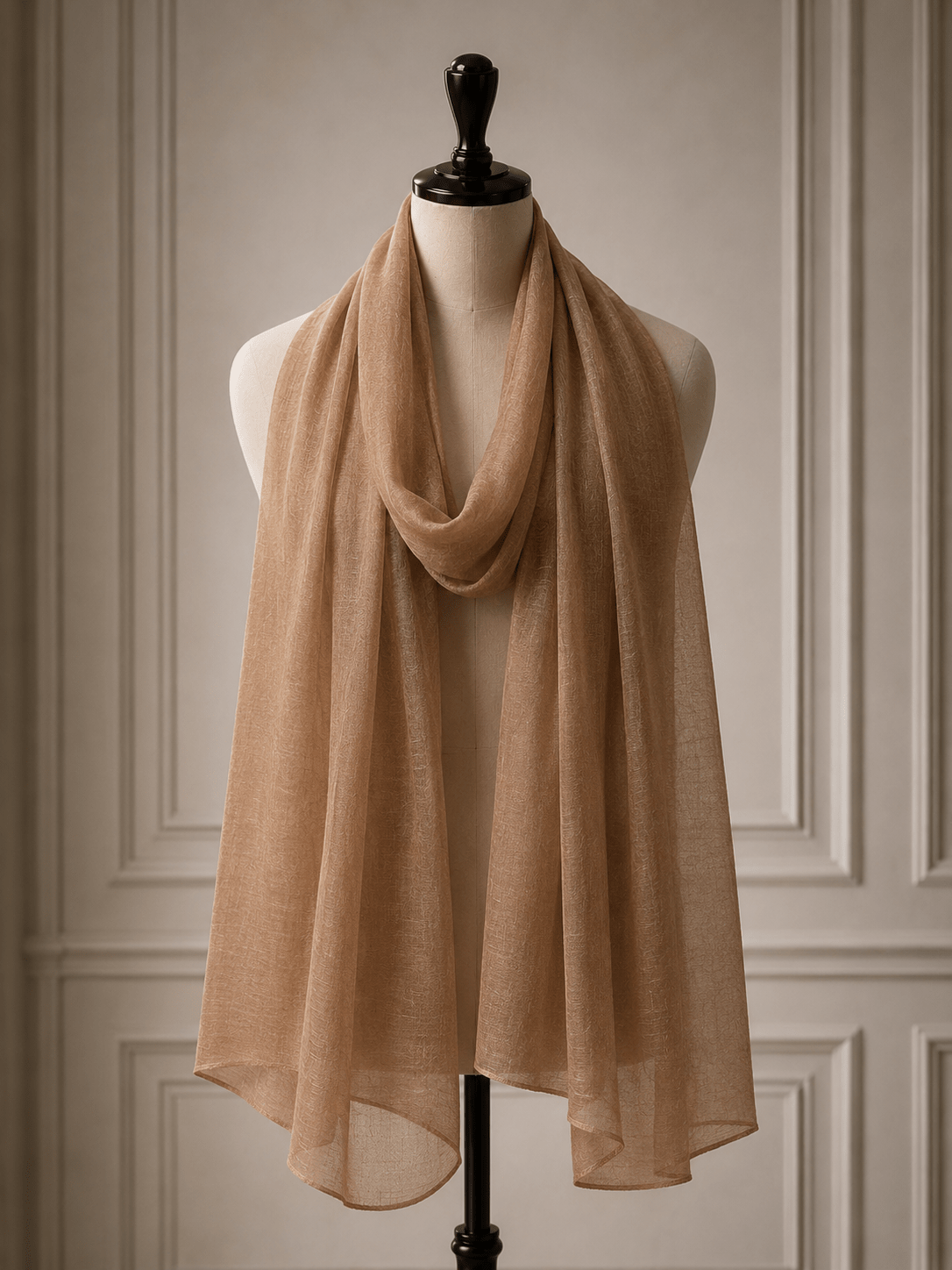 Golden Sand Cashmere Pashmina - Milan x Dominica