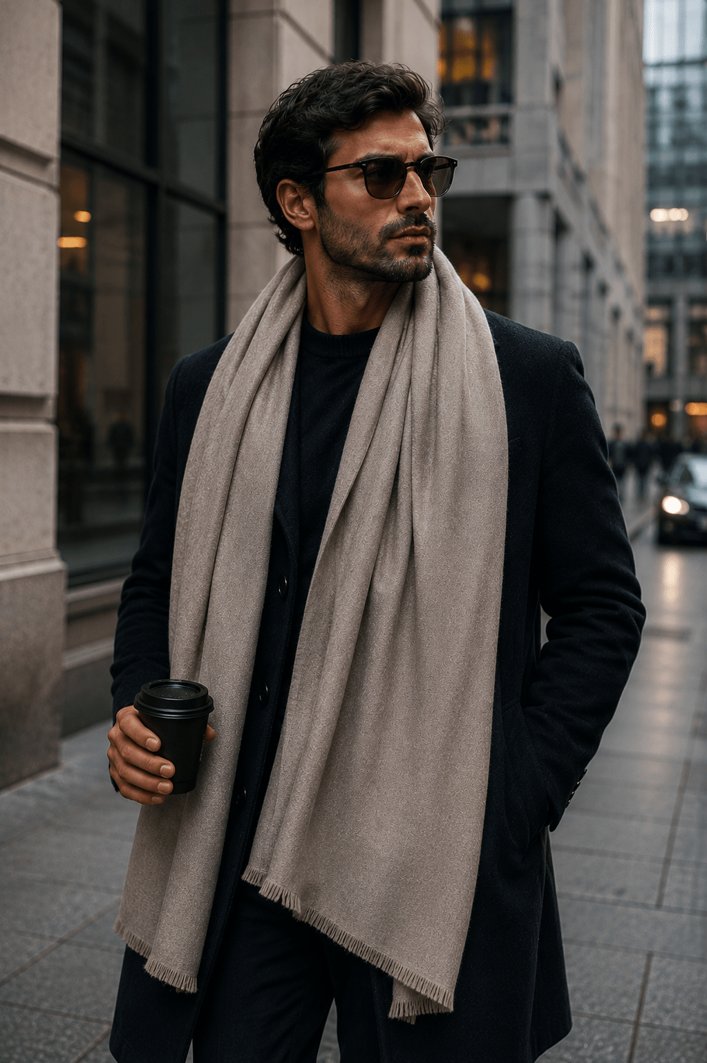 Mayfair Stone Cashmere Scarf - Milan x Dominica