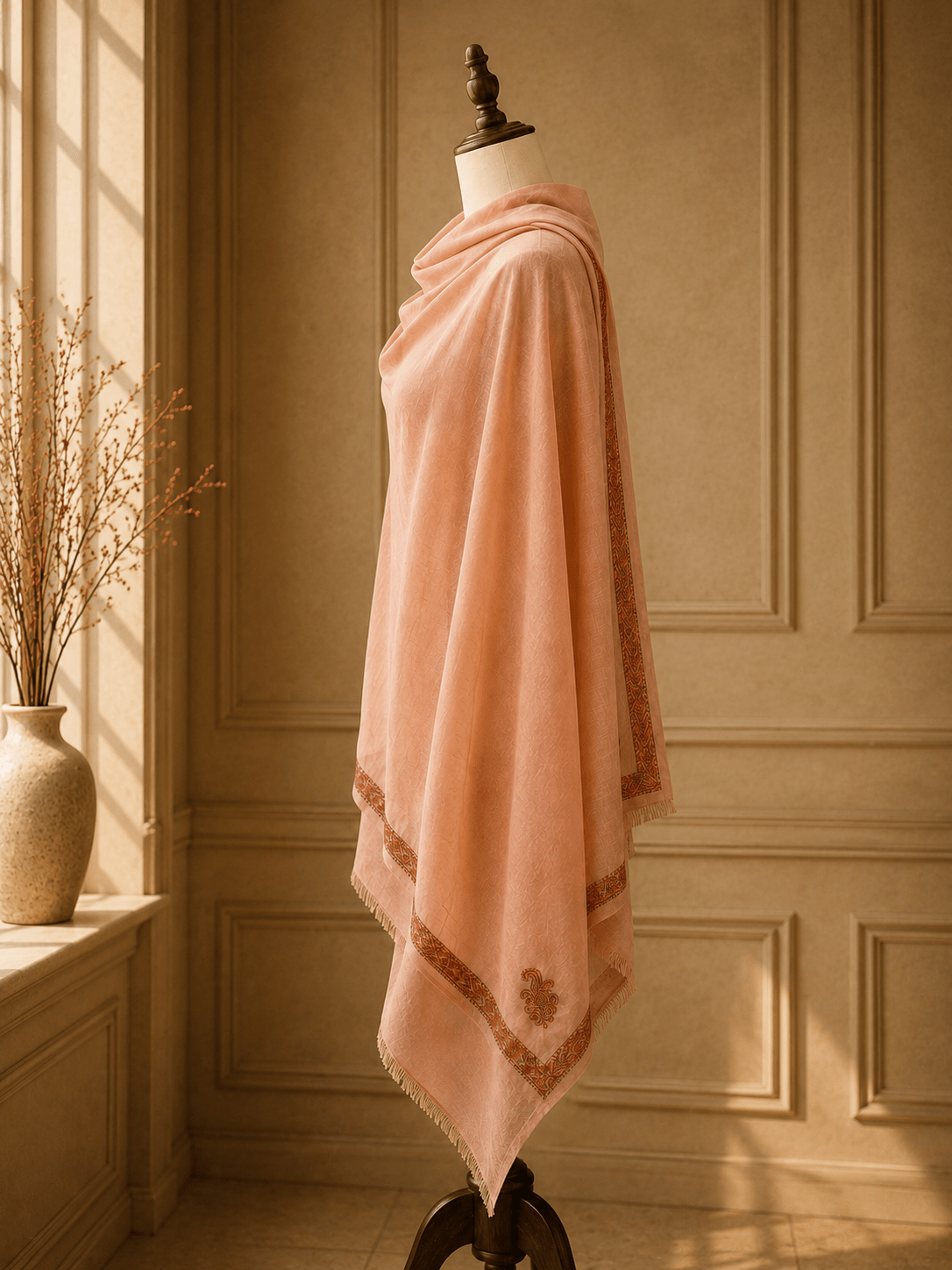 Saffron Paisley Pashmina - Milan x Dominica